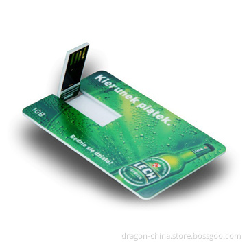 Credit Card USB Flash Drive with CE/RoHS/FCC Approvals
